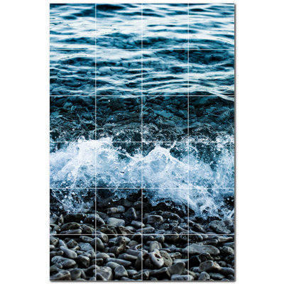 8'' x 8'' Satin Ceramic Decorative Mural