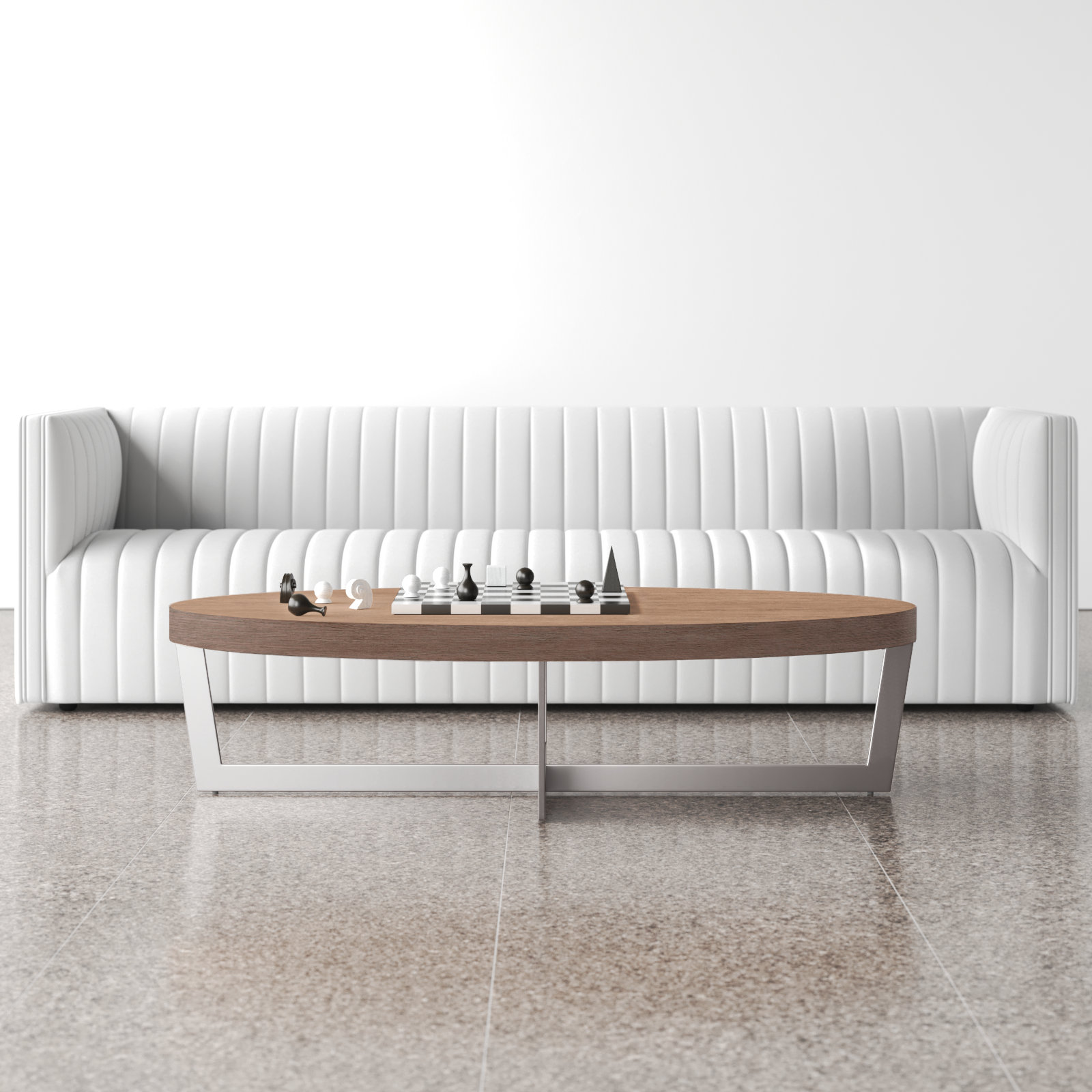 Jackson Single Coffee Table, Hazelnut