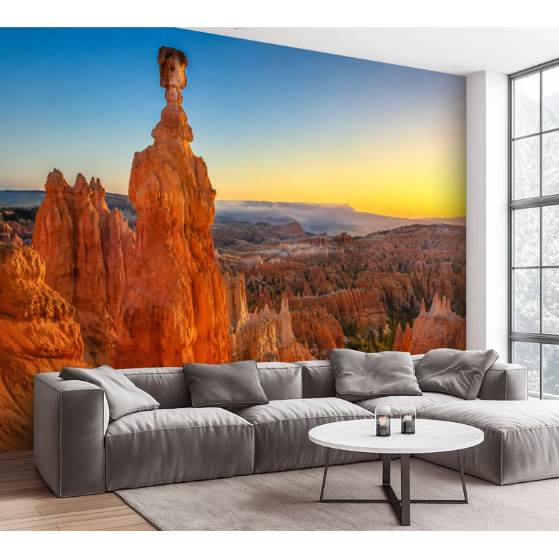 Papier peint adhésif auto-adhésif Bryce Canyon Sunrise, L 100 po x l 144 po
