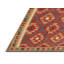 Tapis contemporain rouge / orange-1271948804