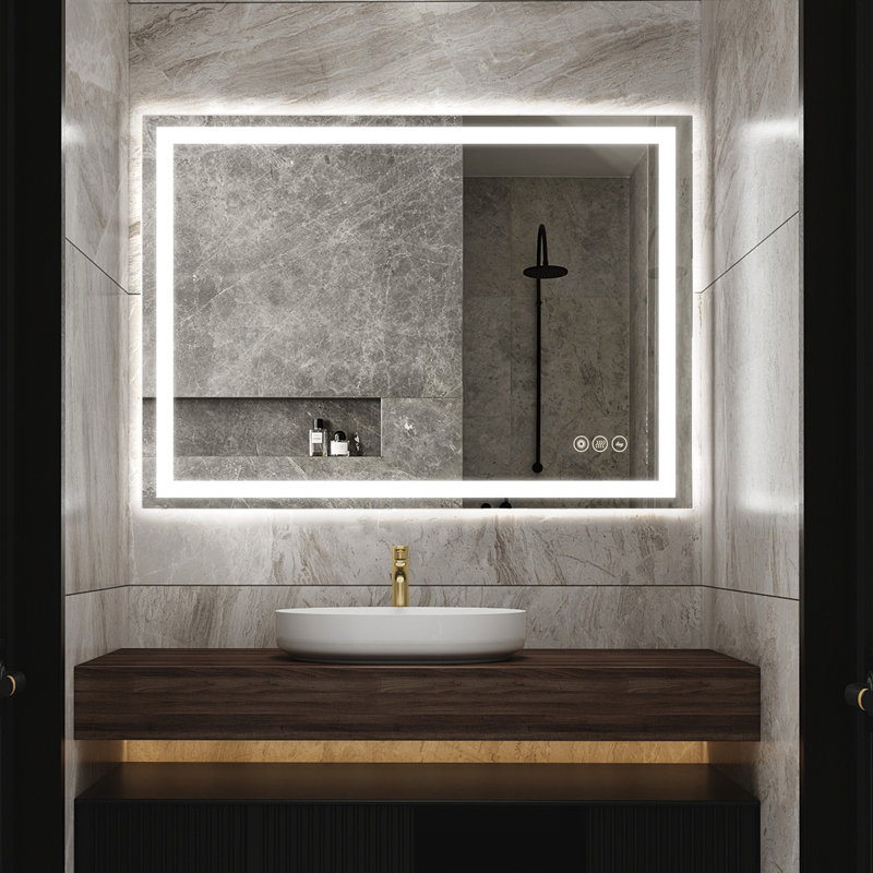 Miroir de salle de bain Carlecia, 24 po x 36 po