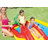Intex 9.75ft x 6.33ft x 53in Inflatable Rainbow Play Pool and Ocean Play Pool