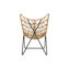 Chaises d'extérieur brunes - Style avec finition 2 2 brun, base géométrique, utilisation