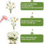 12 paquets de fleurs artificielles pour l'extérieur