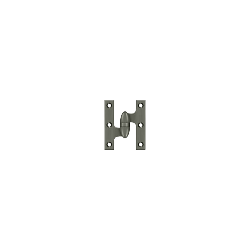 Butt Bearing Hinge, Antique Nickel