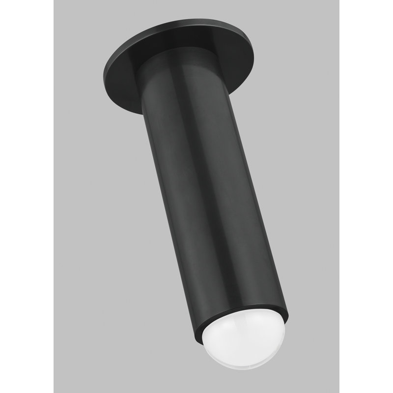 Ebell 1 - Light LED Flush Mount, Dark Bronze