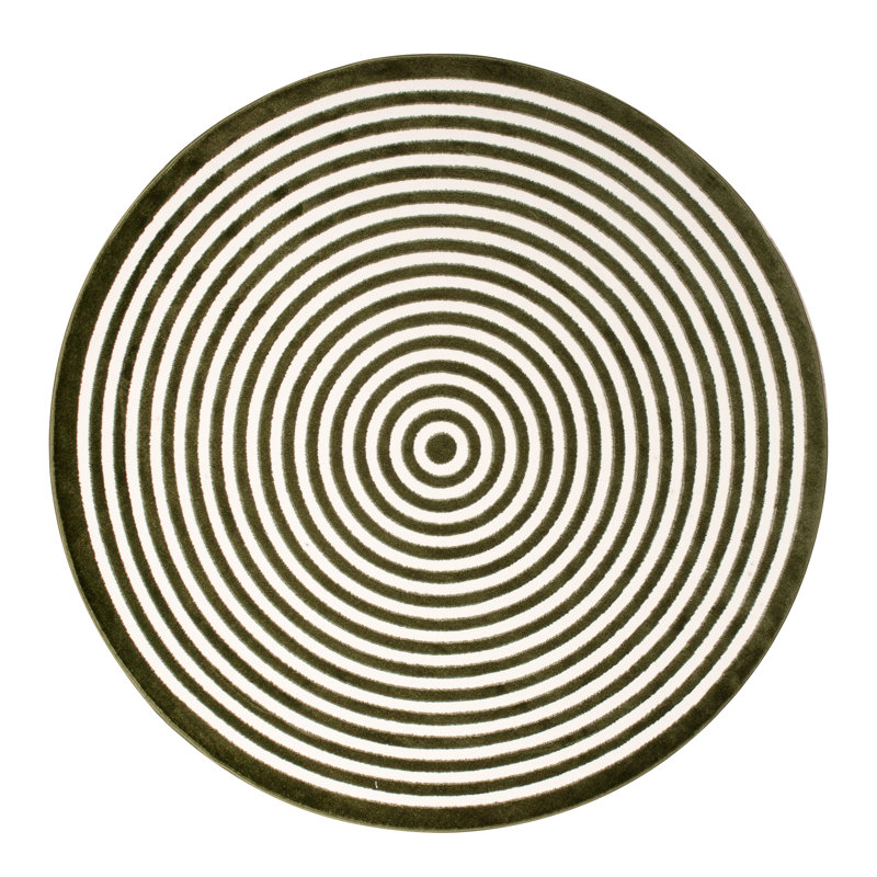 Nora Rug Abstract Indoor / Outdoor Area Rug, Round 170 cm