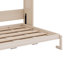 Grand lit escamotable avec armoires de rangement-1900134689