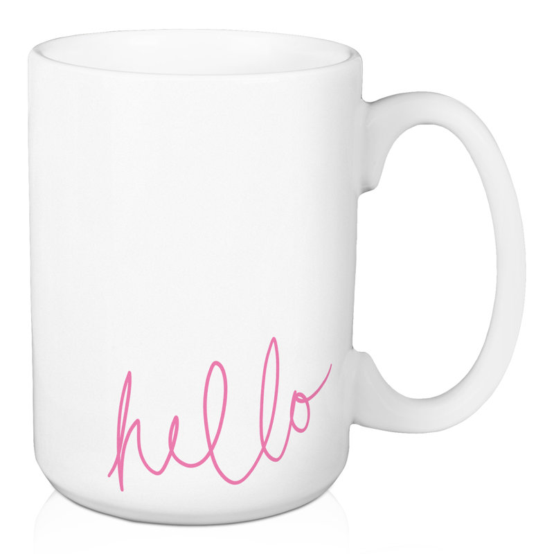 Grande tasse à café hello Kroger
