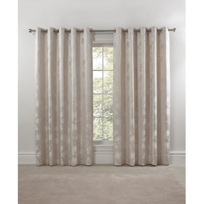 Blossom Eyelet Room Darkening Curtains