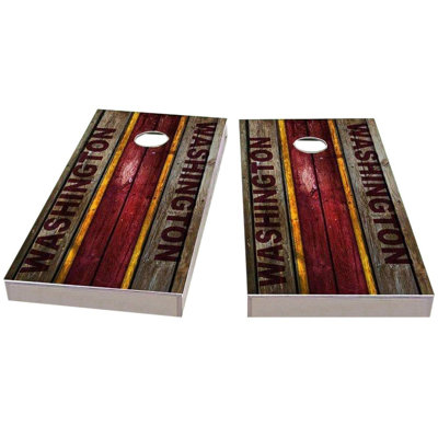 Washington Football 2x4 Cornhole Board Set | Includes (2) Boards (8) Bags & Optional Accessories