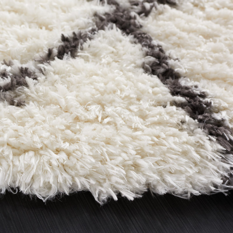 Shanaya Performance Geometric Rug, Round 6'7"