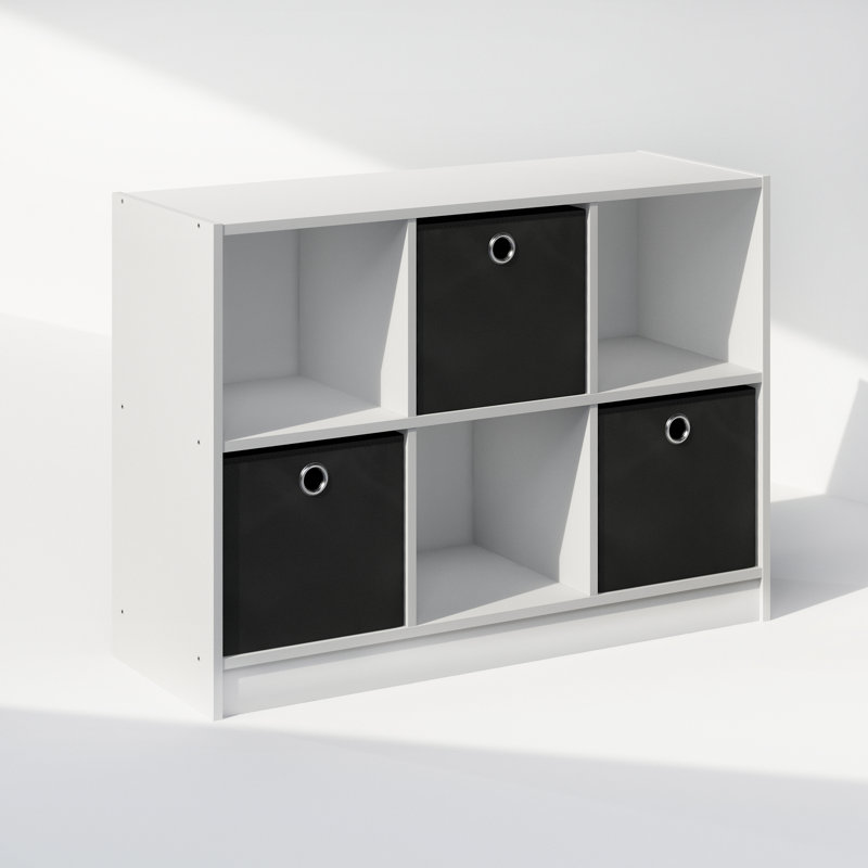 Navarion Bookcase, White/Black