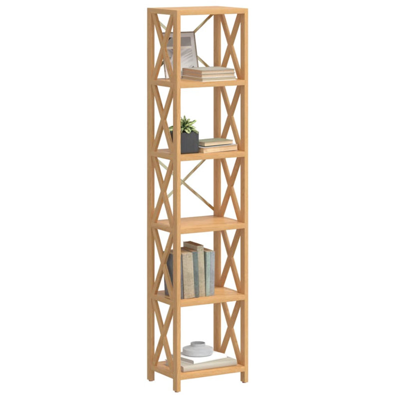 Berrada Bookcase, (5 Shelves) 71.3" H x 15.7" W x 11.8" D