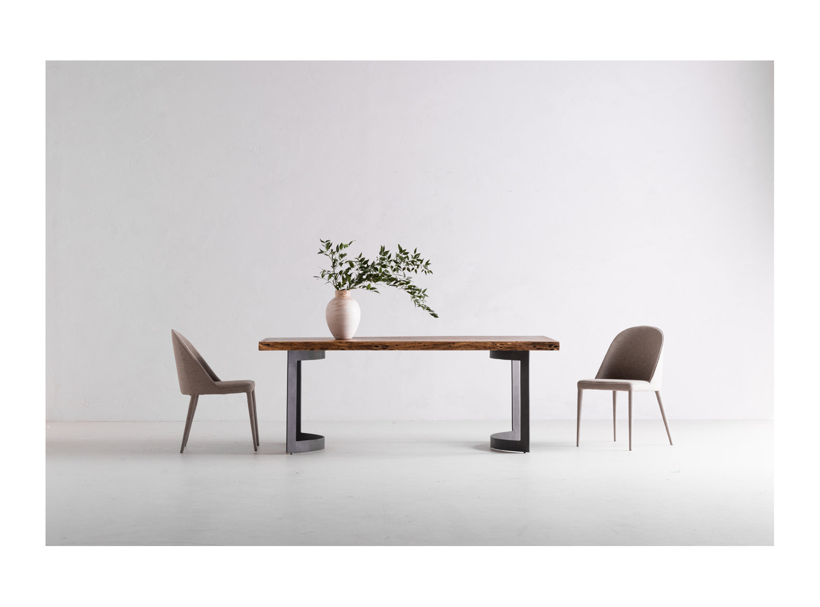 Burnell Acacia Dining Table, 78" L x 40" W, Brown