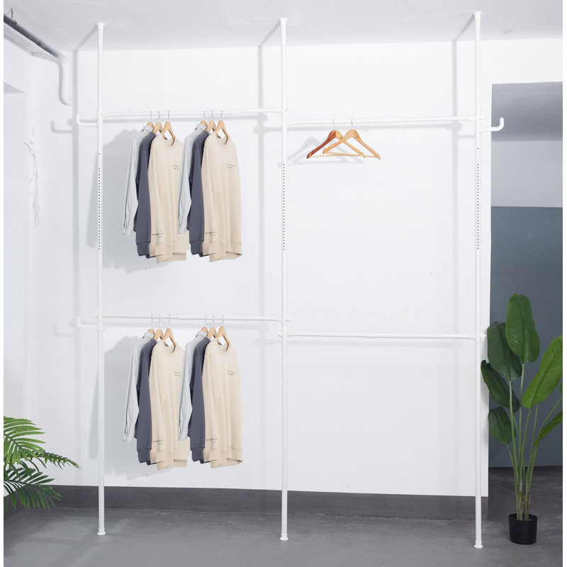 Portant à vêtements Richiez, Blanc
