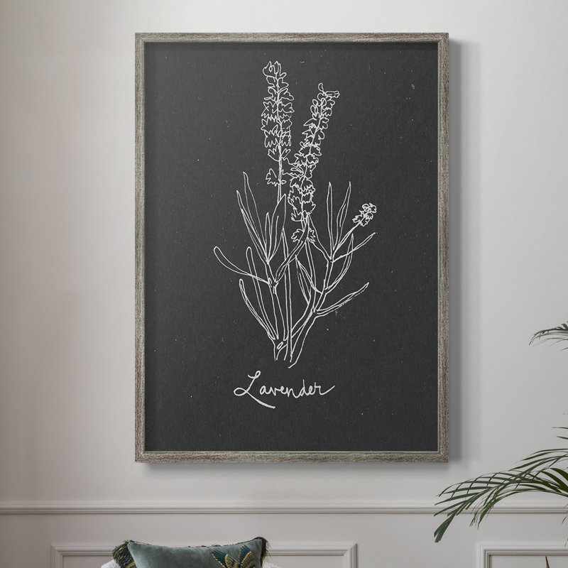 Scent Garden II, reproduction encadrée - bois massif, H 11 po x l 9 po