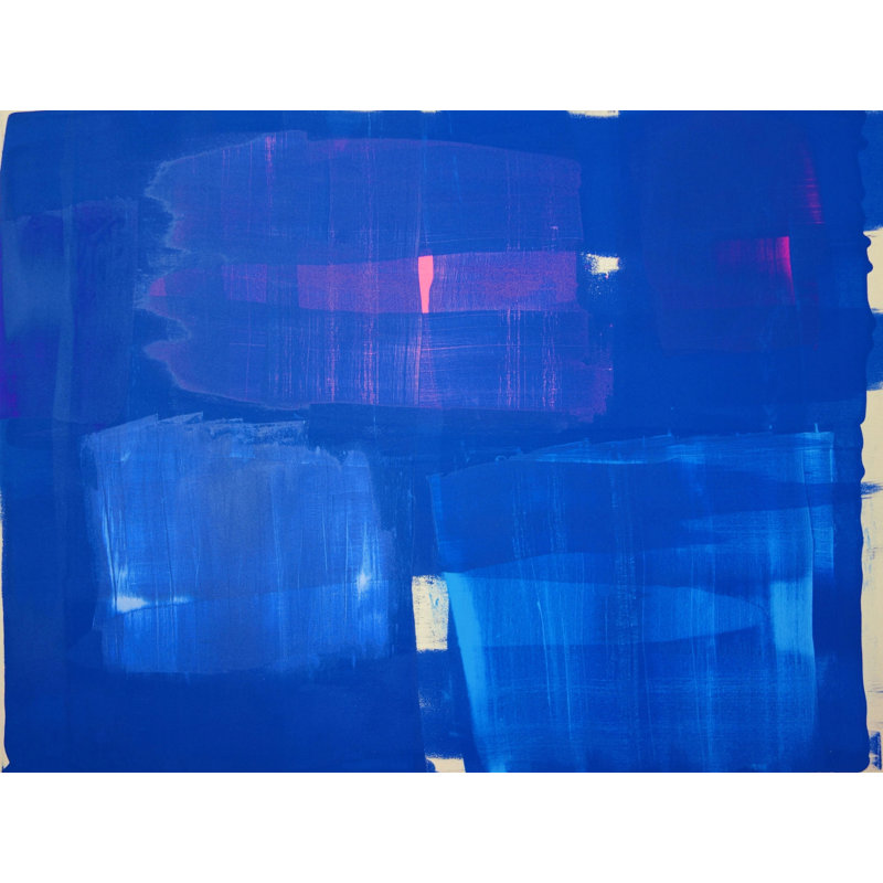 Sans titre 1705 par Drew Gaffney, H 30 po x l 40 po x P 1,5 po, Pas de tapis, Toile tendue