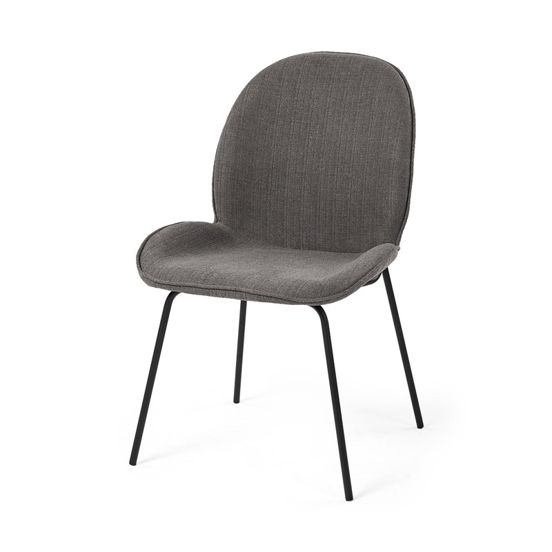 Chaise d'appoint Flaired, Gris