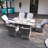 6 - Person Patio Conversation Set with Cushions-847463620-930599741