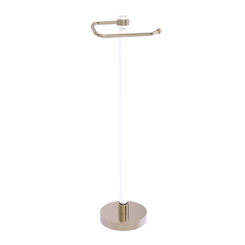 Porte-papier hygiénique sur pied Clearview, Étain antique