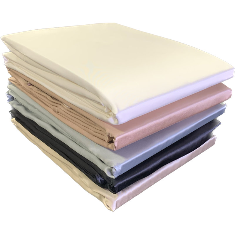 Classic Silk Fitted Sheet, Queen Fitted Sheet, Smoke