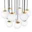 Spider Small Chandelier-Black Gunmetal-1655794842