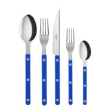 Bistrot Solid 5 - Piece Stainless Steel Flatware Set - Service for 1