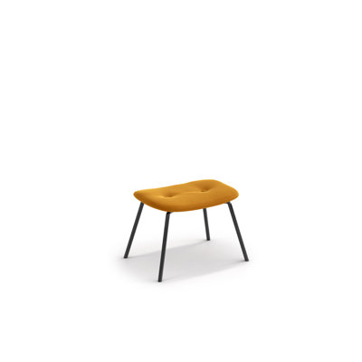 Odelia 54cm Wide Square Solid Colour Footstool Ottoman