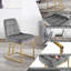 Aunna 49cm H Velvet Upholstered Metal Upholstered Back Cantilever Chair-11042582-35588226