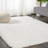 Anttwan Solid Shag Ivory Rug-793670050