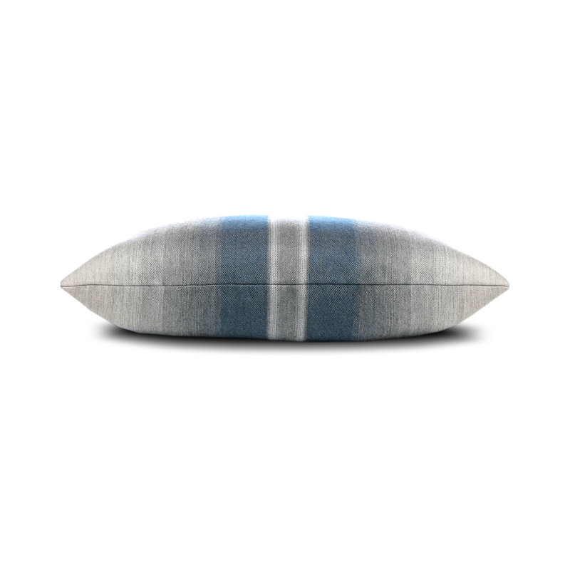 Ambiance Sunbrella® Throw Square Indoor/Outdoor Pillow Cover & Insert by Elaine Smith, 22"H x 22"W, Indigo