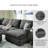 Edenfield 139" Wide Sofa & Chaise-82261097-87462783