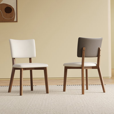 Ensemble de deux chaises de salle à manger en bois massif au design médiéval moderne, idéal pour la salle à manger, la cuisine et le salon, confortable et durable