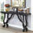 Roolf Flip-top Console Table Black