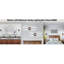 Applique murale 32 W pour salle de bain, blanc froid 6000 K, métal noir mat, corrosion, doux, pour salle de bain, couloir, bureau, chambre à coucher, salon, 32 W, convient 10 à 15 m, bureau