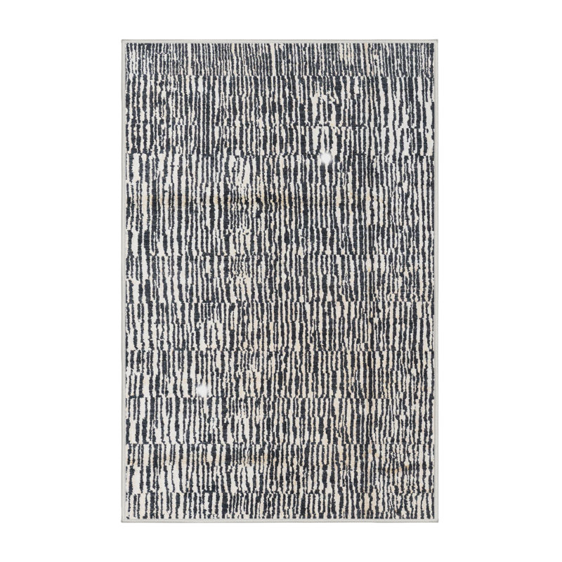 Abstract Indoor Rug, Rectangle 2' x 4'