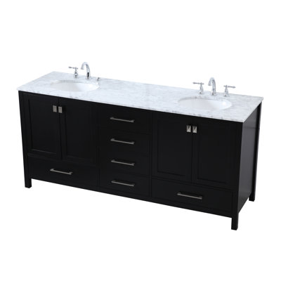 Ensemble de meuble-lavabo large 72 "Irene