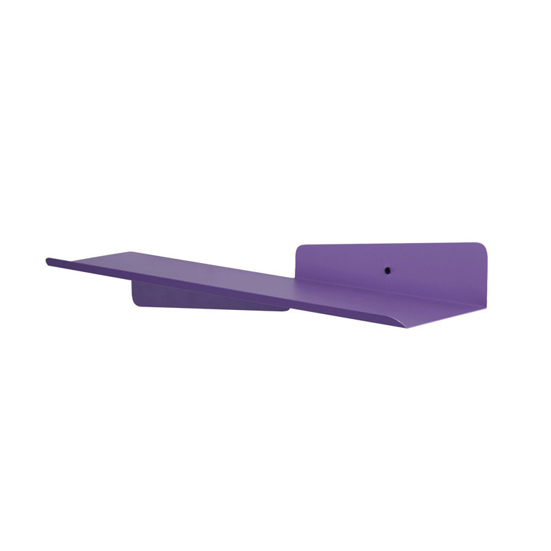 Tablette murale décorative en métal, Violet