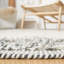 Tapis ivoire / gris en laine / coton tissé à la main Martha Stewart 9601-66652932