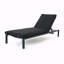 Ensemble de chaise longue inclinable en aluminium avec coussins Altje