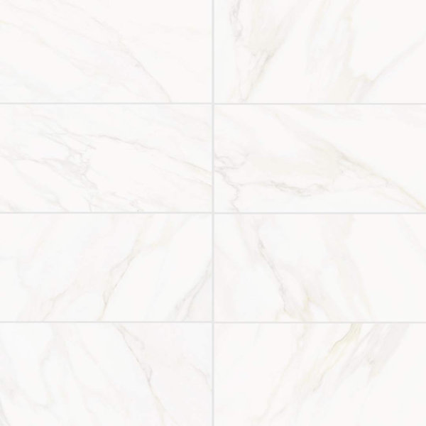 The Tile Life Savannah 12" x 24" Calacatta Gold Porcelain Wall Tile
