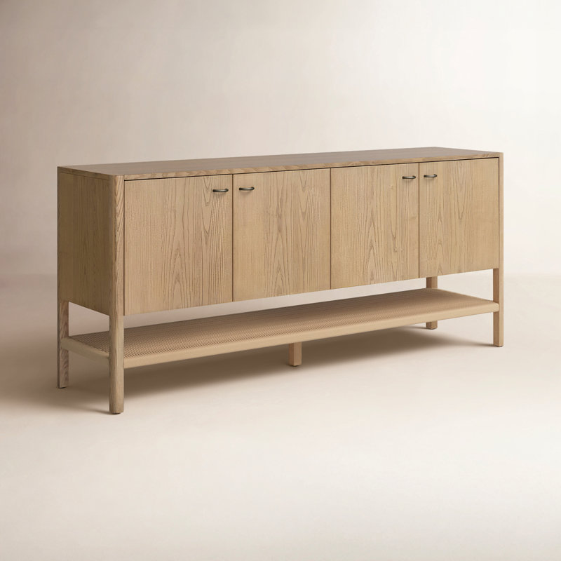 Deirdre 72.25'' Solid Wood Sideboard, Dune Ash