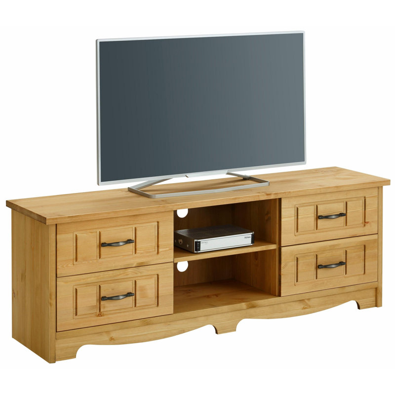 Fernandez Unfinished TV Stand for TVs up to 65", Oiled 