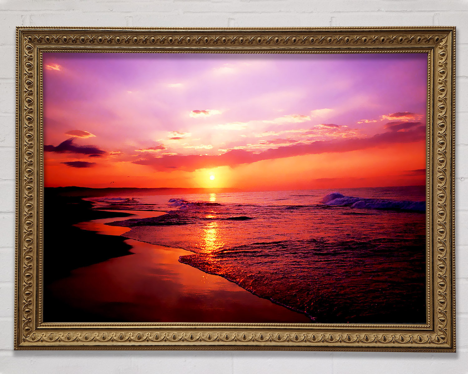 Bright Star Australian Sunset - Single Picture Frame Art Prints ...