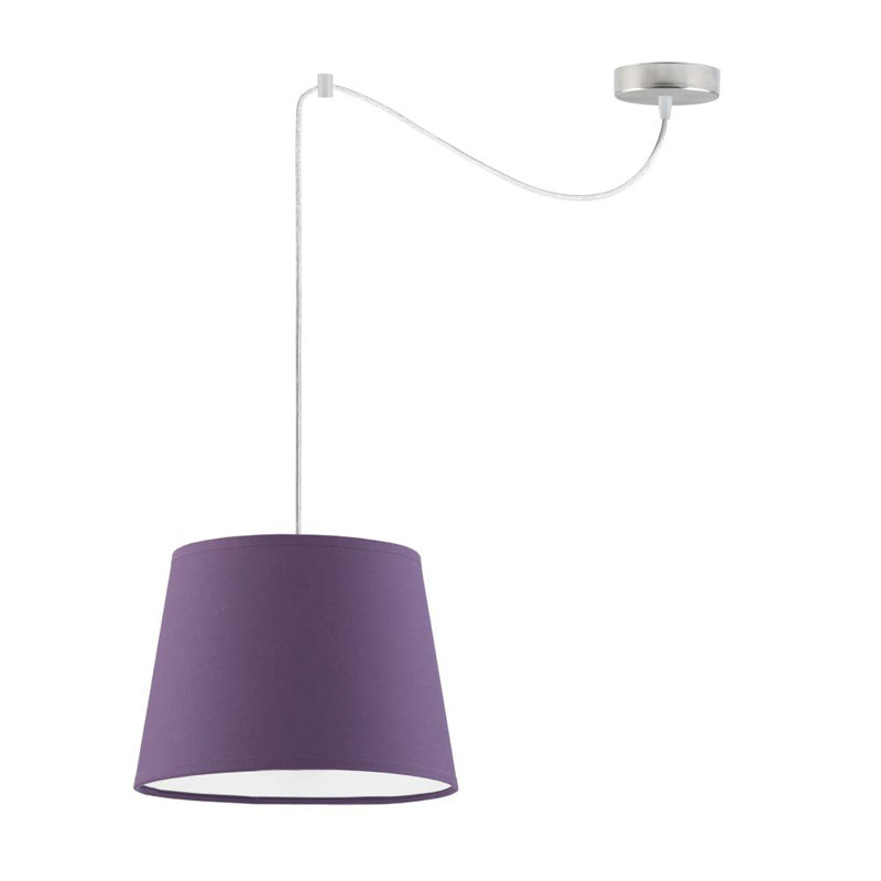 Gianlorenzo 1 - Light Pendant, 200cm H x 200cm W, Violet, Chrome