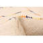 Tapis ivoire en laine noué à la main de conception unique 8 pi 11 po x 13 pi 1 po Margaux