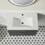 Meuble-lavabo mural simple flottant avec lavabo en céramique, peu encombrant et facile à installer pour les salles de bain modernes.-1940270691
