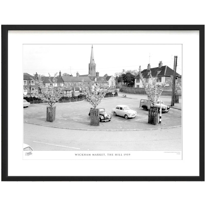 Wickham Market, The Hill 1959 by Francis Frith - Single Picture Frame Print, 28cm H x 36cm W x 2.3cm D