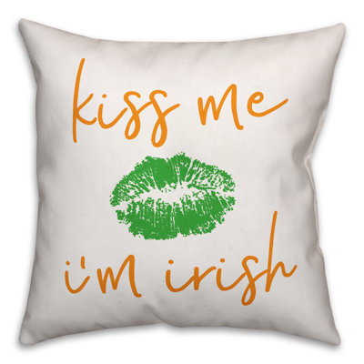 Coussin Patty Kiss Me I'm Irish